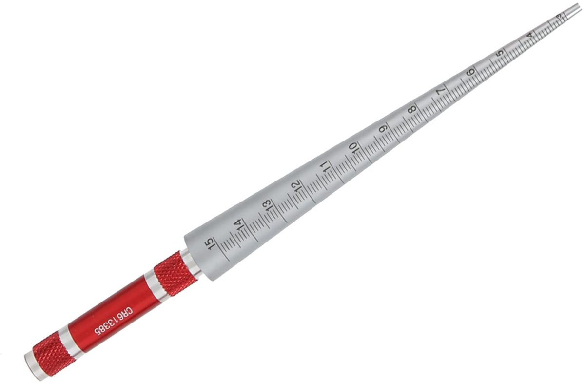 Omgoods- Voelermaten Hoge Nauwkeurigheid - Roestvrij Stalen Taper Meter - Meetbereik 1-6,5/3-15/15-30/30-45 mm - Duurzaam Handgereedschap - Geschikt voor Dunwandige Onderdelen - Draadspoedmeter