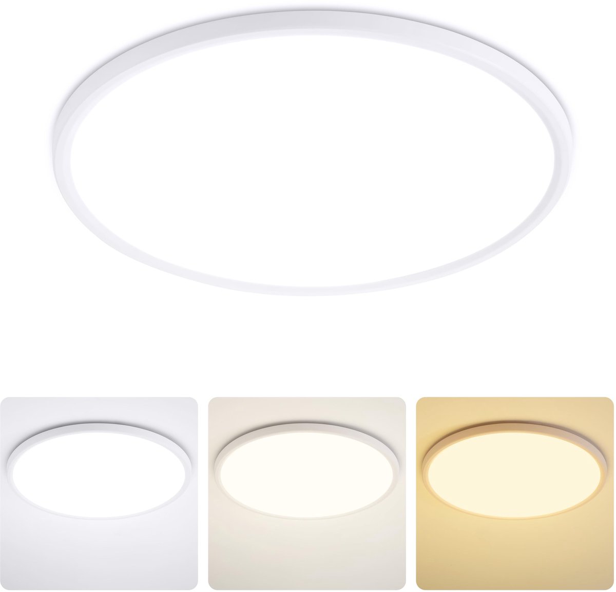 Omgoods - LED Plafondlamp 36W met Verstelbare Kleuren