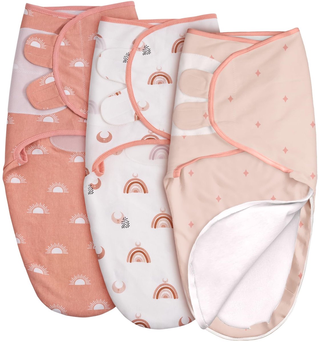 Omgoods - Swaddle voor Baby's 0-3 Maanden met Rits, 100% Biologisch Katoen