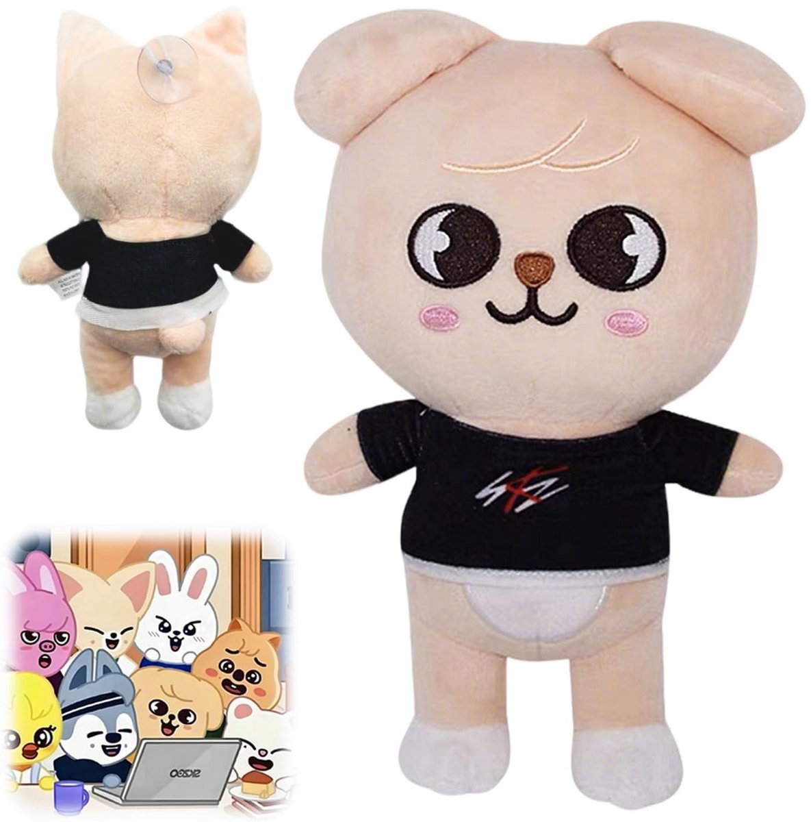 Omgoods - Schattige Pluche Dier Stray Cartoon Knuffel voor Kinderen