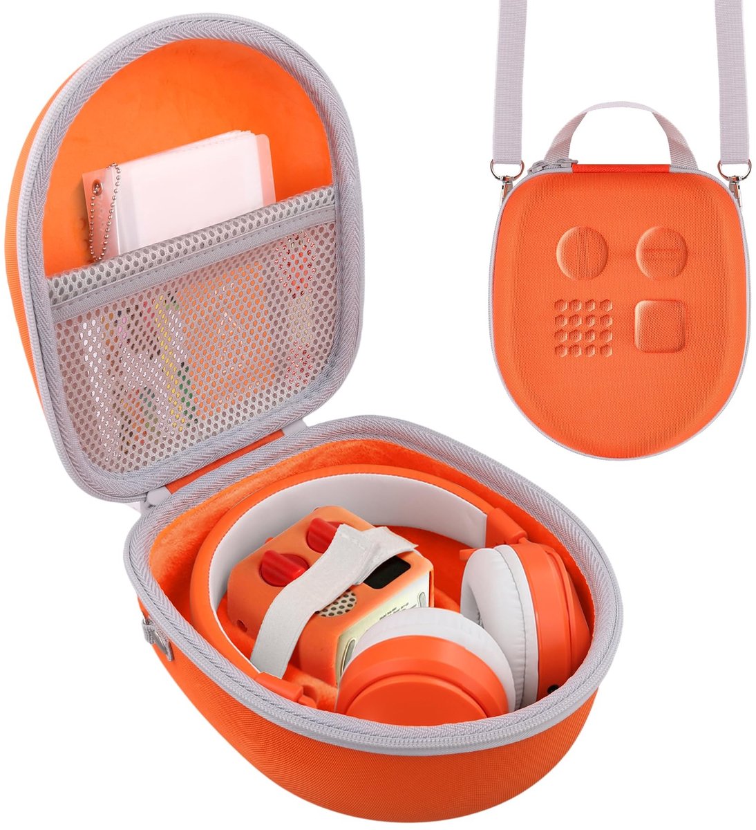 Omgoods - Harde Draagtas voor YOTO Mini en Hoofdtelefoon Bundel