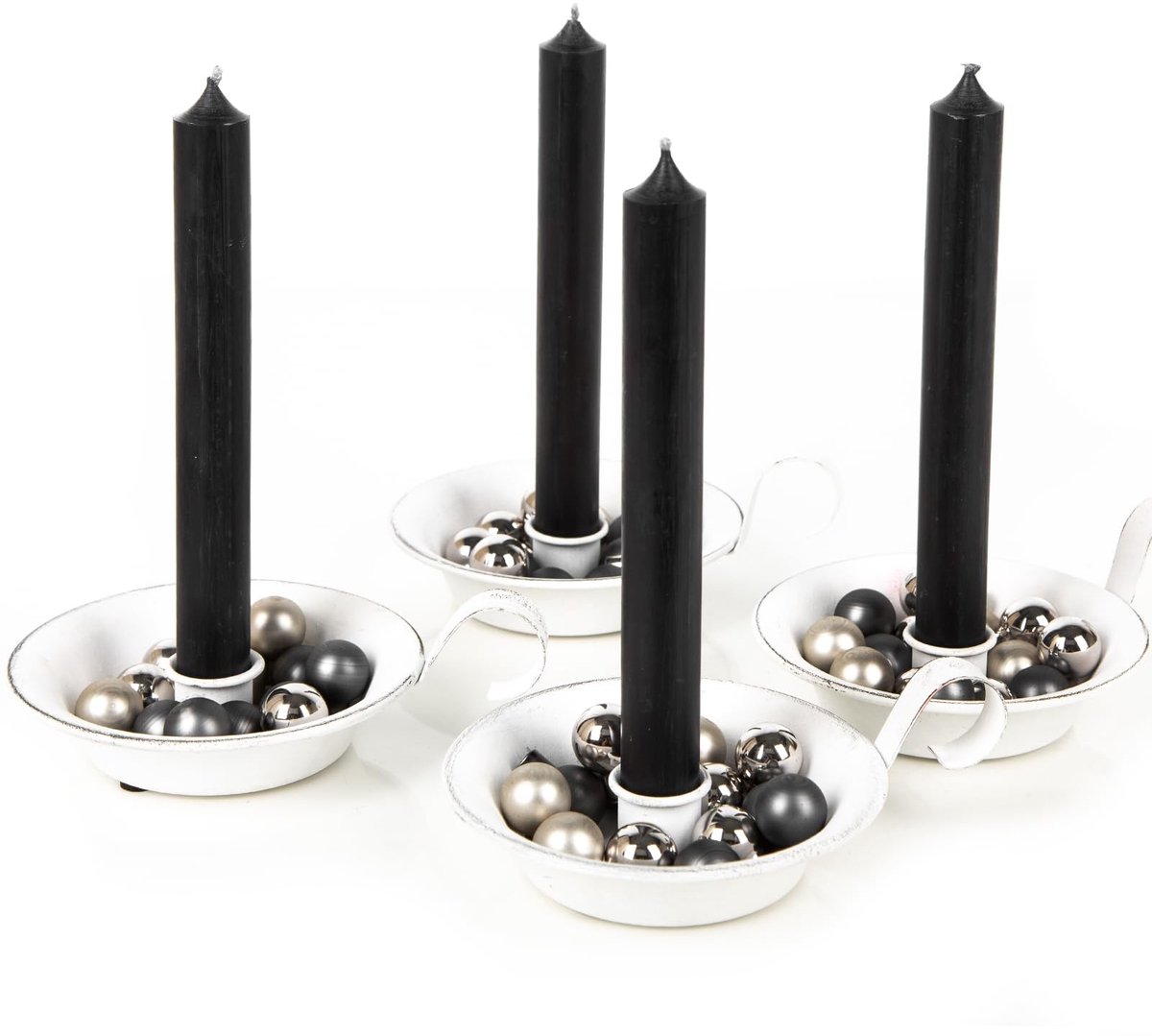 Omgoods - Moderne Kersttafel Decoratie met Kandelaar