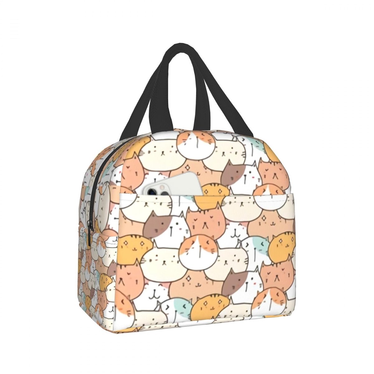 Omgoods - Cartoon Katten Thermos Lunchtas voor Kinderen