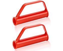 Udbrud 2 stuks veiligheidsgrepen voor steekwagens, 25 mm, steekwagengrepen, reservehandgrepen met stootbescherming - ShopVlot