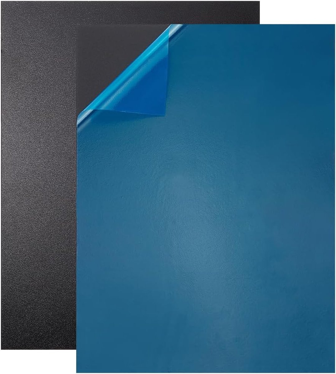 Plastic Blad 3 mm Dik 30 x 40 cm Zwart Stijf Vormbaar Paneel Grote Zwarte Plastic Blad Thermoform Board Dubbelzijdig Warmte Vormbaar Panel voor DIY Projecten Decor Handcrafts