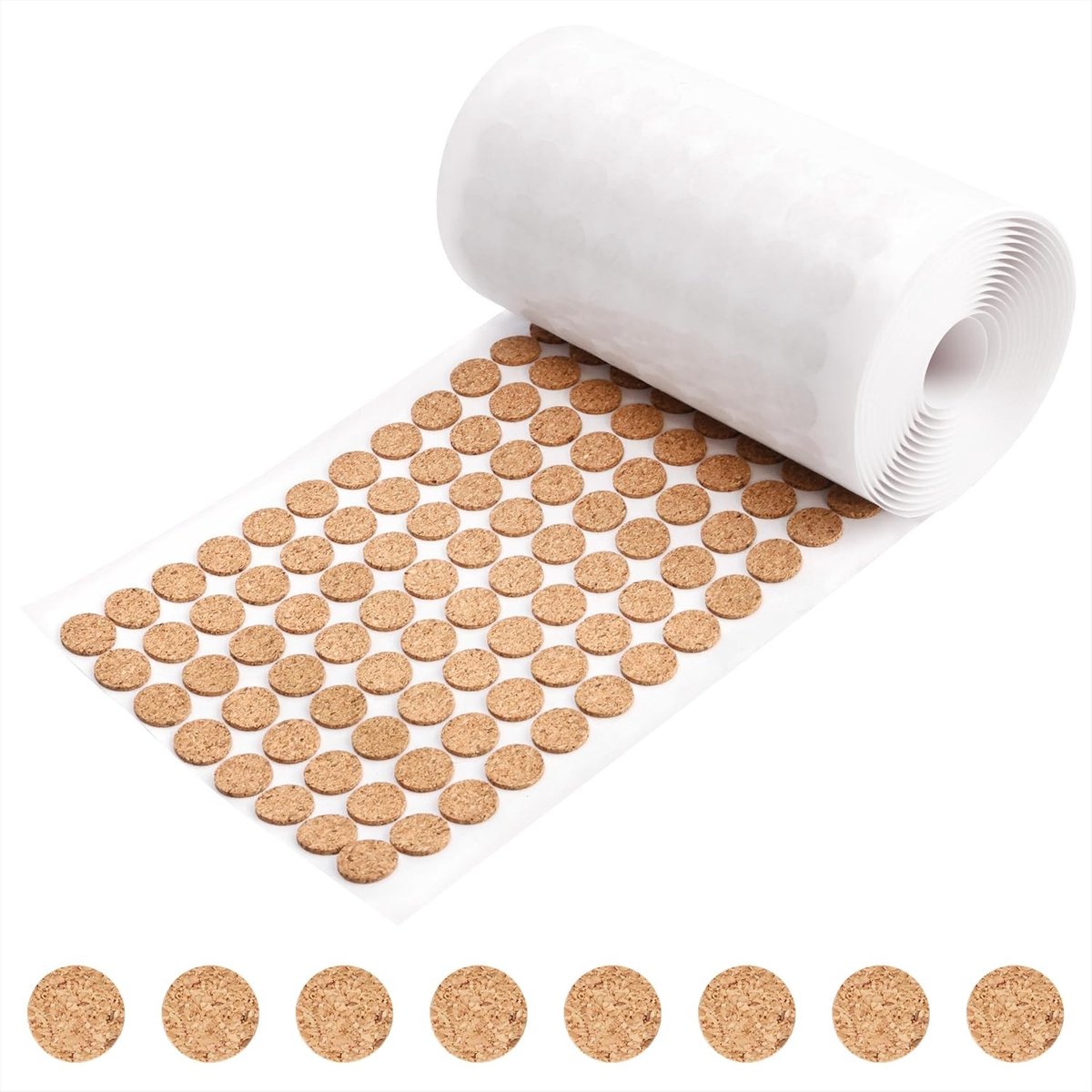 1400 Stuks Zelfklevende Antislip Meubelbescherming, Mini Ronde Dempers voor Vloeren, Krassen en Geluid Vermijden, Ideaal voor Meubels en Klussen