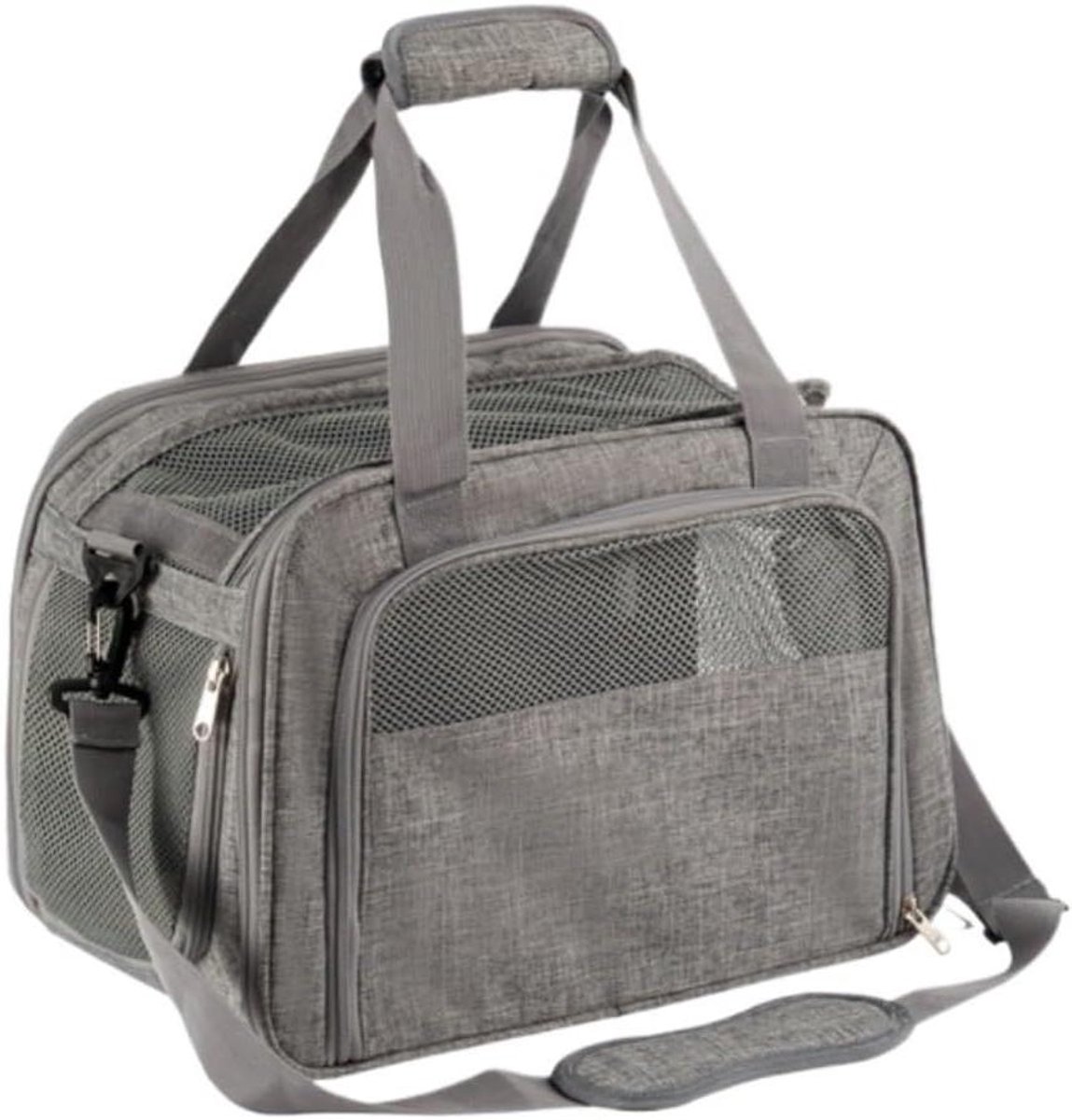 Huisdieren Rugzak - Dieren Draagtas - Reizen met Huisdier - Ademende Oxford Stof - 29x41x29cm - D