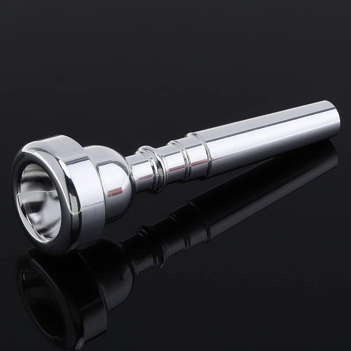 Mondstuk 7C Instrumenten Mondstuk, 7C Verzilverd Bb Trompet Mondstuk Vervanging voor Beginners en Professionals