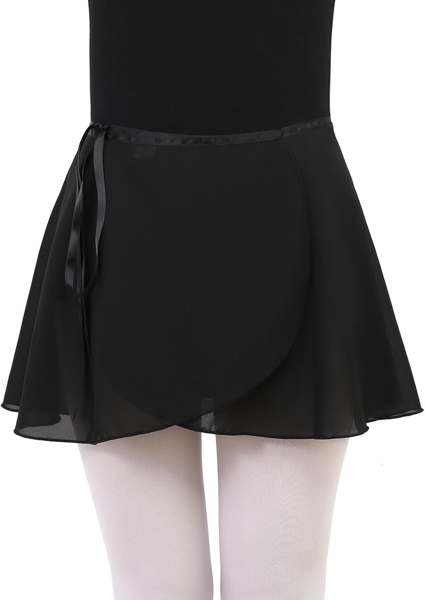 chiffon, balletrok, verstelbare band, stropdas, dansrok voor meisjes en vrouwen