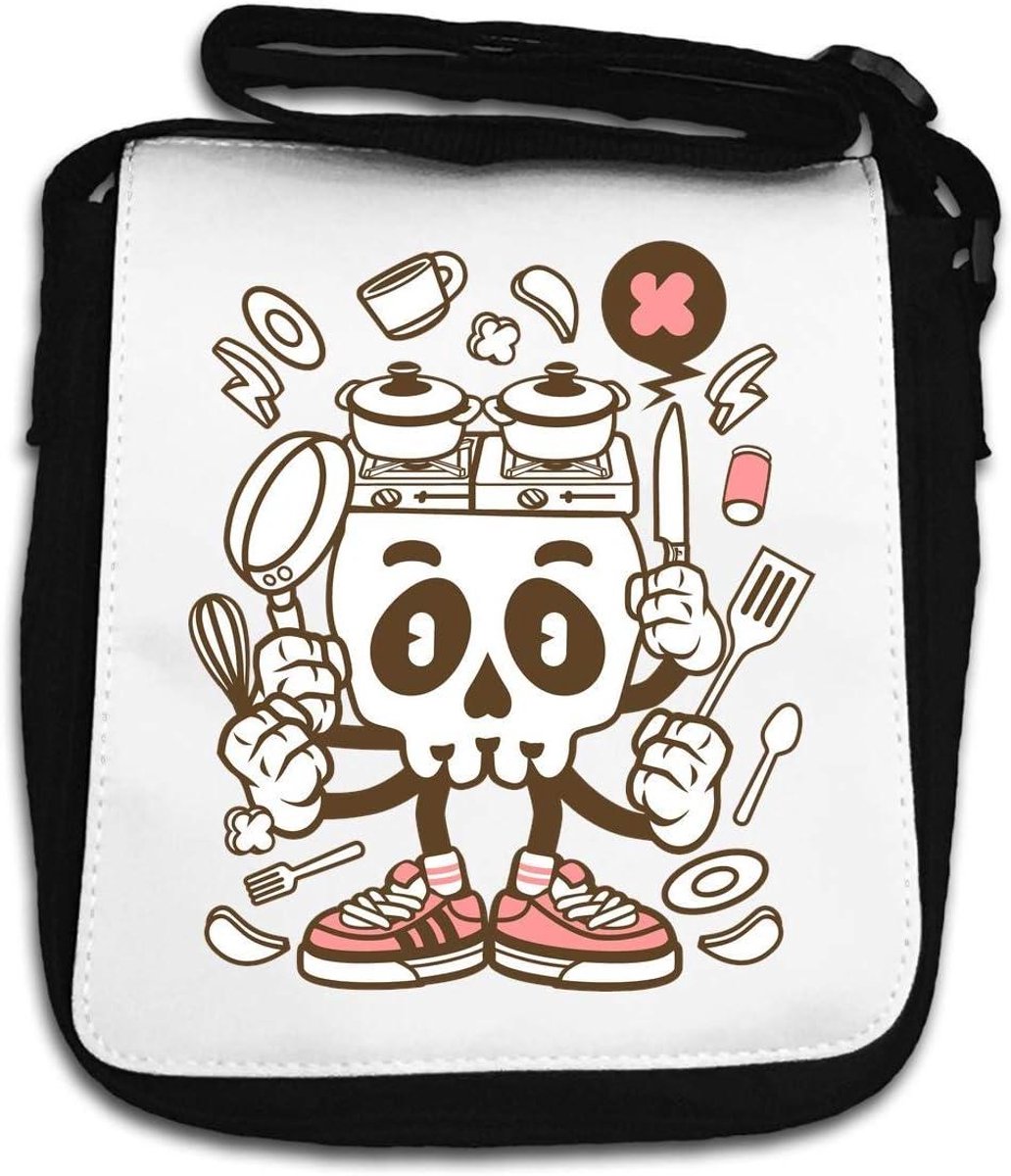 Schoudertas - Crossbody tas - Dagelijks gebruik - Hoge kwaliteit print - 18x21x6cm - Zwart
