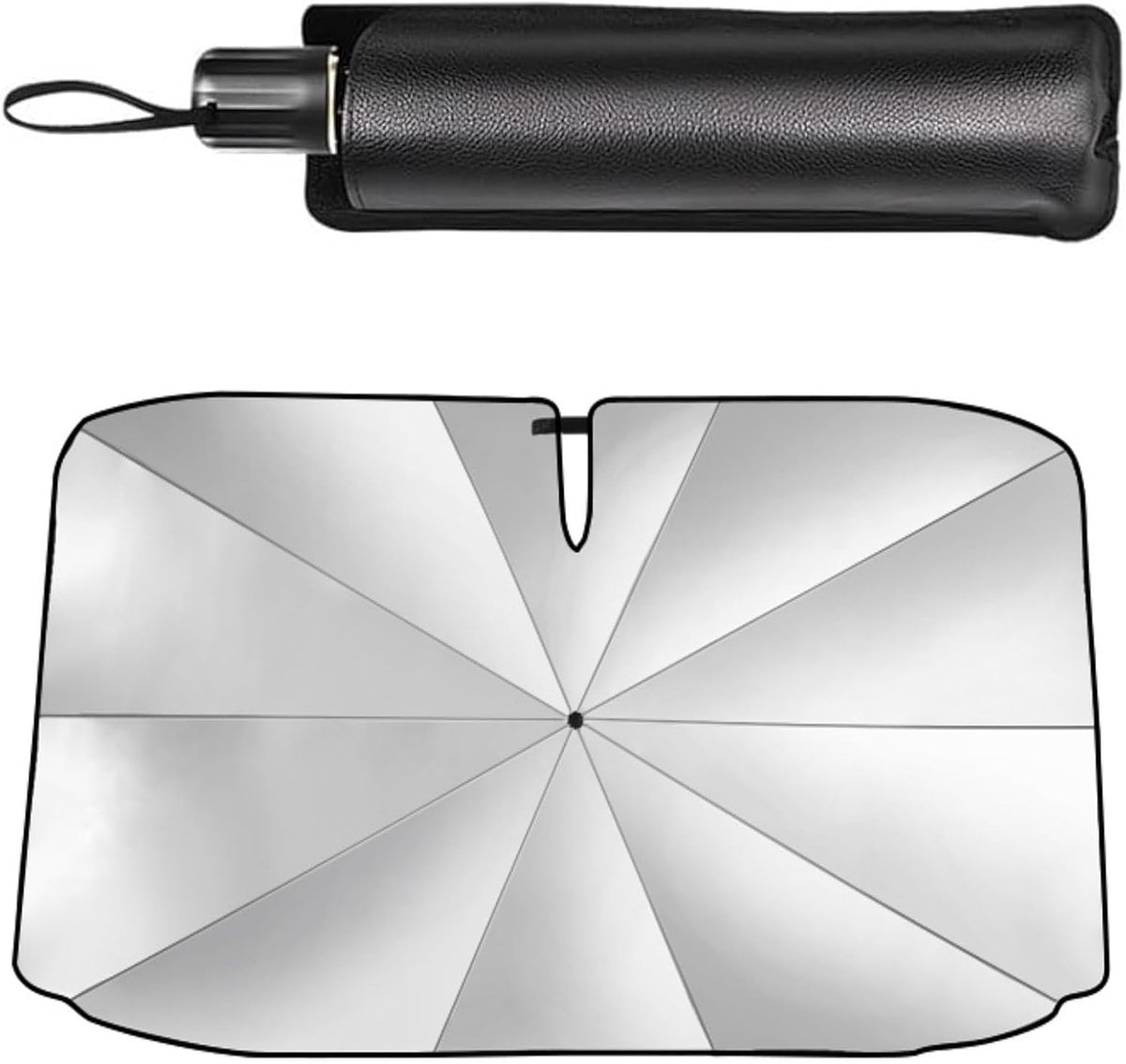 Voorruit auto, 125 x 65 cm | Met opbergtas, voor achterklep, coupé