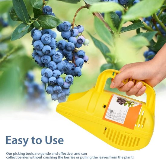 Picker, Fruit Picker Plastic Berry Picker Tool Blueberry Harkes Harvester, Blueberry Rake Scoop voor Bosbessen, Rode Bosbessen en Bosbessen (Bosbessenkiezer) — afbeelding 4