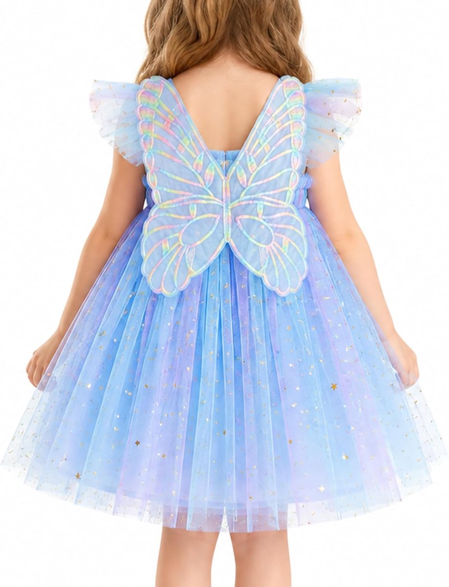 Meisjesjurk van tule met lange mouwen, tutu, prinsessenjurk voor meisjes, feestjurk voor verjaardagsfeest, kerstfeest en als bloemenmeisjesjurk, zachte ademende kinderjurk