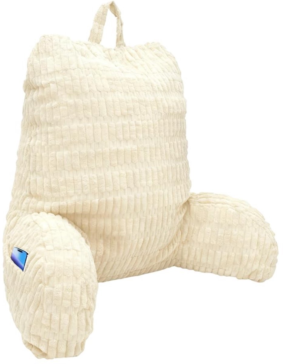 Omgoods - Leeskussen met Rugleuning voor Volwassenen 80 x 40 x 55 cm