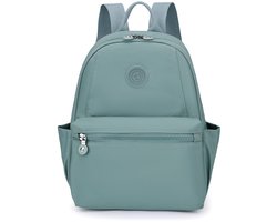 Omgoods - Mini Rugzak voor Vrouwen, Lichtgewicht Reistas voor School en Werk in Lichtblauw