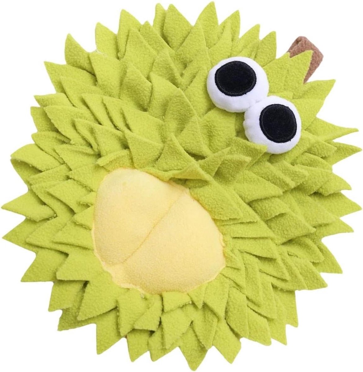 Snuffelmat Hond - Voerpuzzel Tapijt - Mentale Stimulatie - Antislip Verrijkingsspeelgoed - 24x15 Inch - Fruitvorm