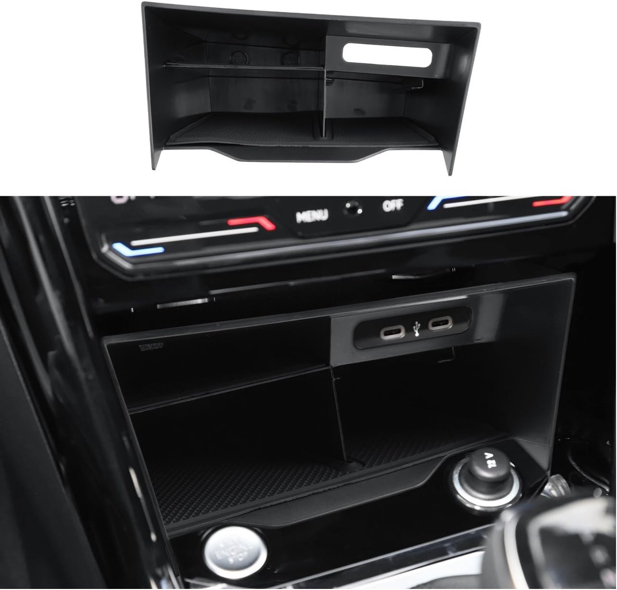 Omgoods - Middenconsole Organizer voor Auto, Multifunctionele Opbergdoos