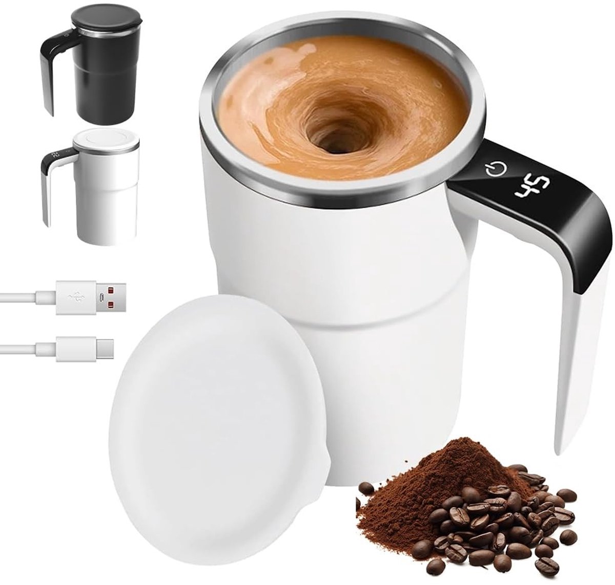 Omgoods - Automatische Magnetische Koffiemok 380 ml