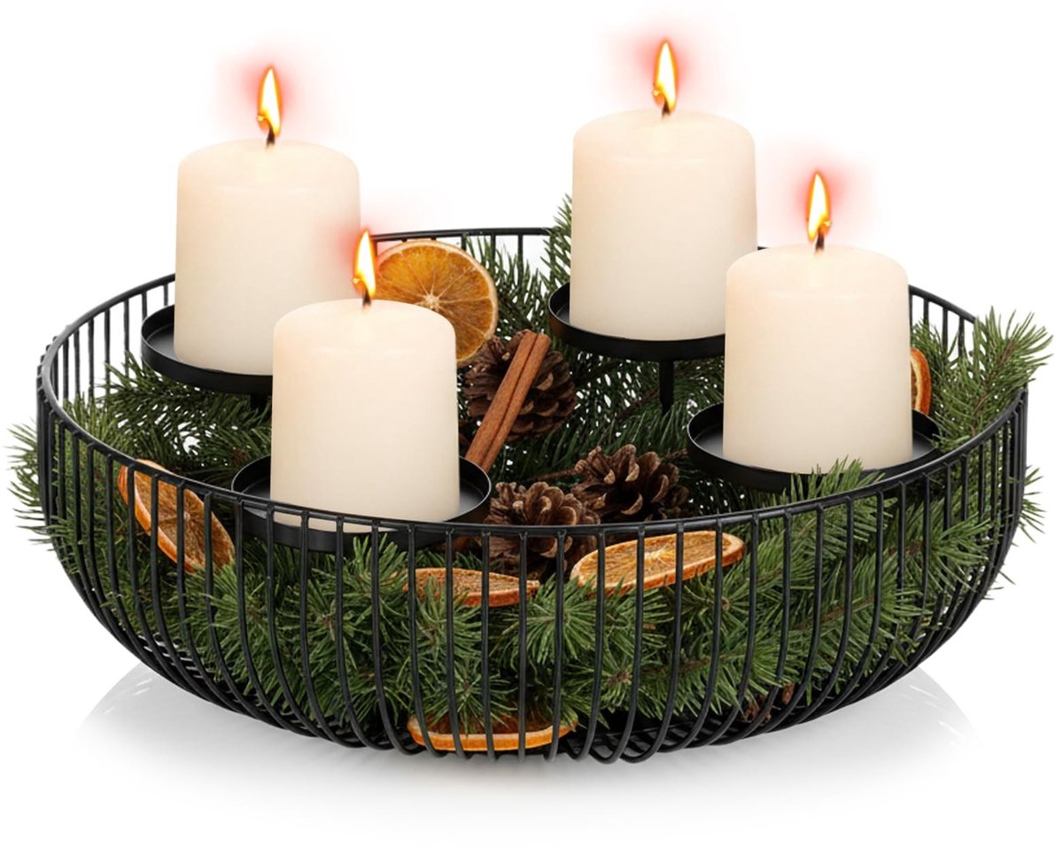 Omgoods - Metalen Kaarsenhouder voor Wreaths