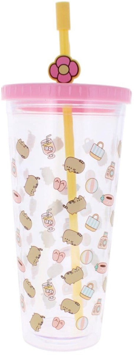 Pusheen Tumbler with Straw 700 ml