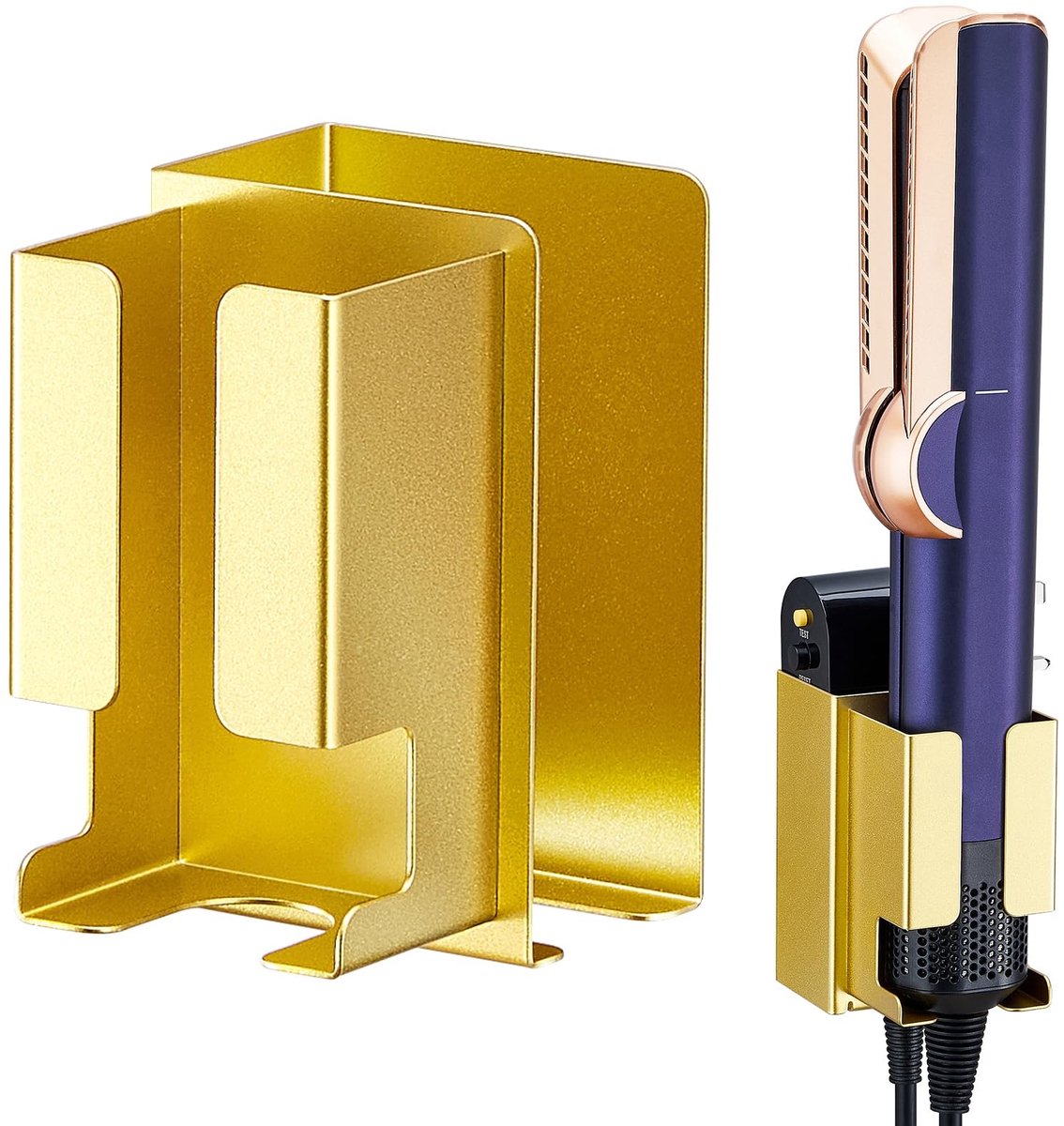 Omgoods - Wandhouder voor Haarstylingtools zonder Boren, Goudkleurig