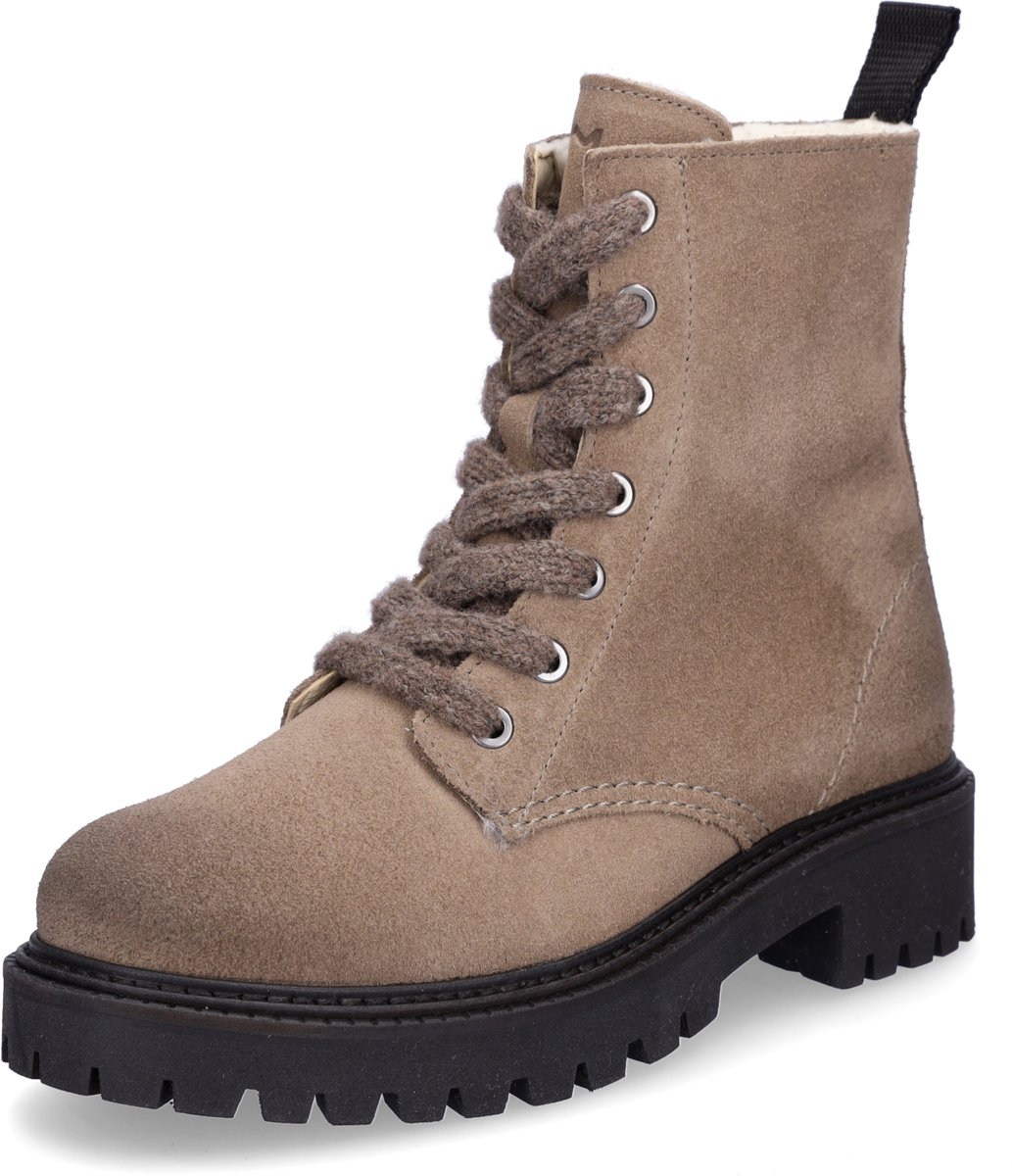 MIDS MARGO dames veterschoen taupe