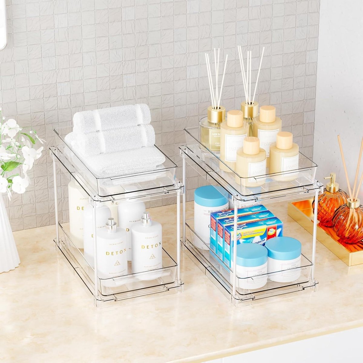 Omgoods - Transparante Keuken Organizer voor Onder de Wastafel