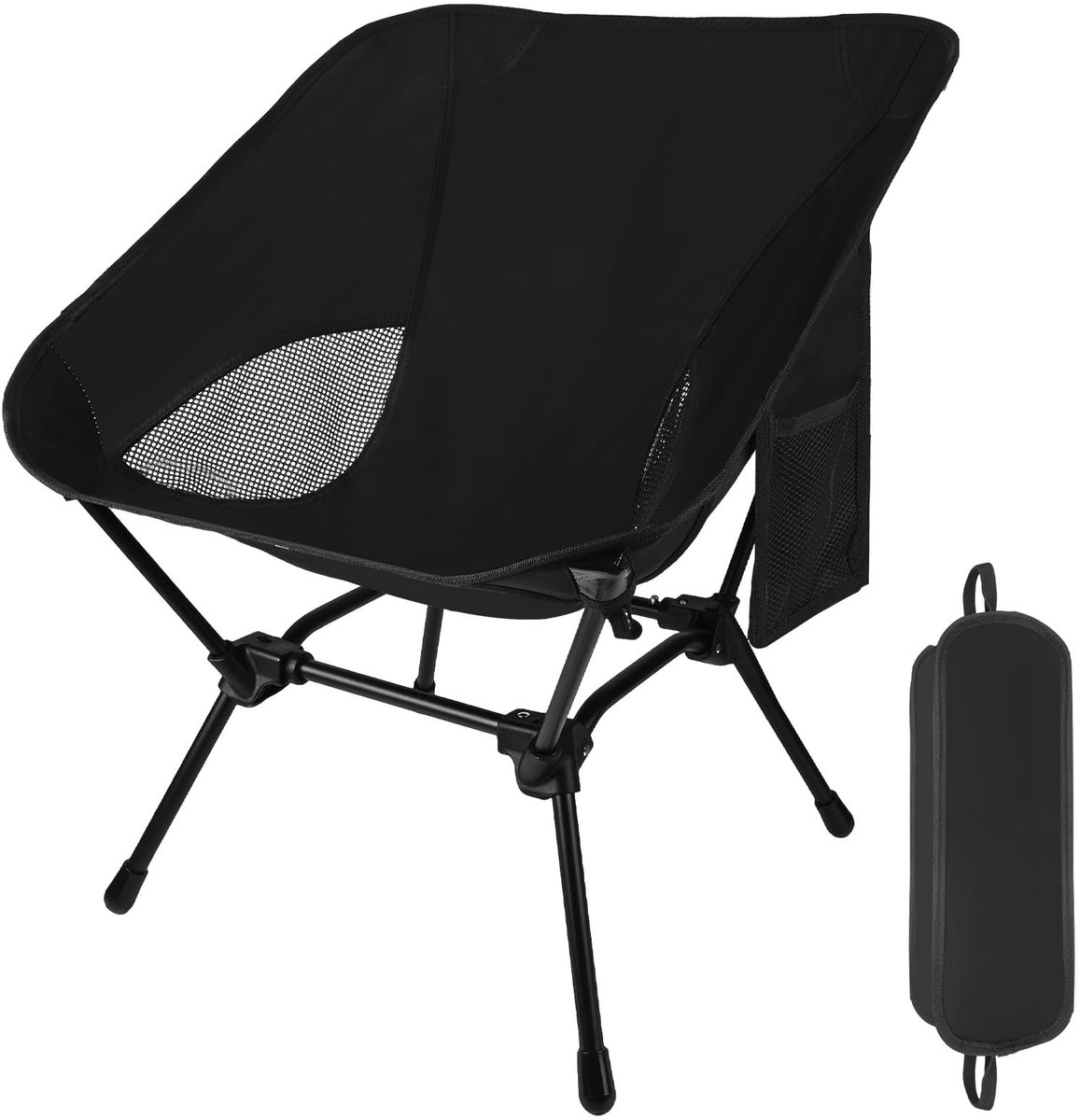 Omgoods - Ultralichte Opvouwbare Campingstoel met Draagtas - Tot 120 kg
