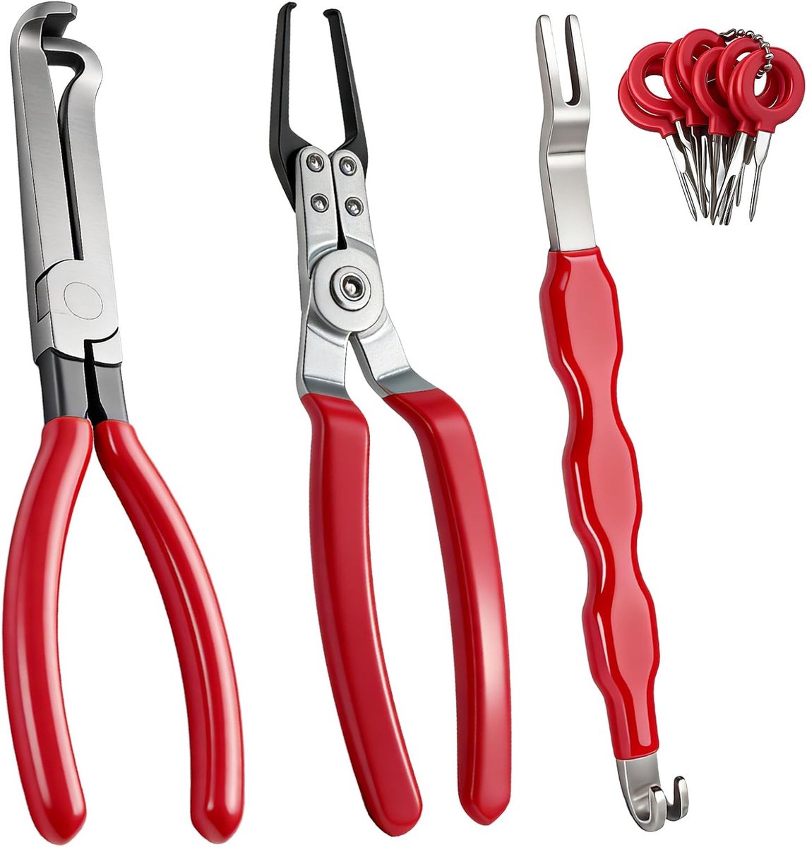 Elektrische scheidingstang: 3 stuks hoogwaardige connectortang, multifunctionele striptang, kabeltang, voor - ShopVlot