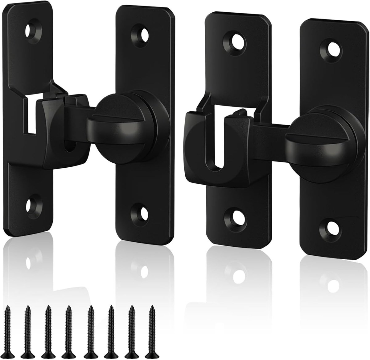 Sliding deur slot 90°/180° - Aluminium legering - Extra beveiliging - Geschikt voor verschillende deurtypes - ShopVlot