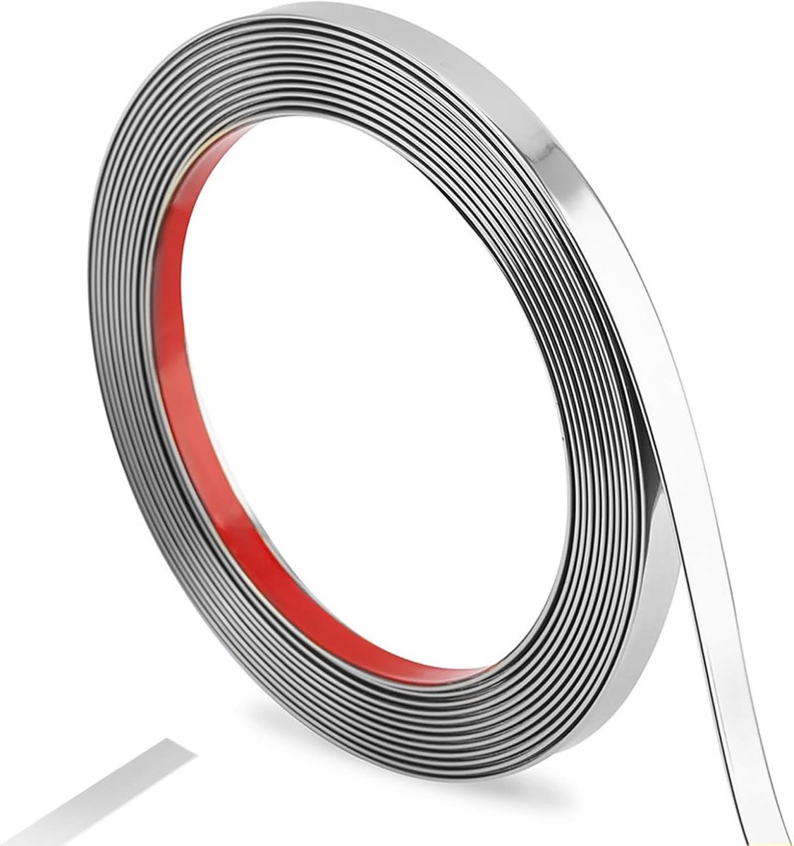 Metal Tape Self Adhesive Silver Moulding Self-Adhesive 6 m x 20 mm Metal Tape Self-Adhesive Metal Tape for Wall - ShopVlot