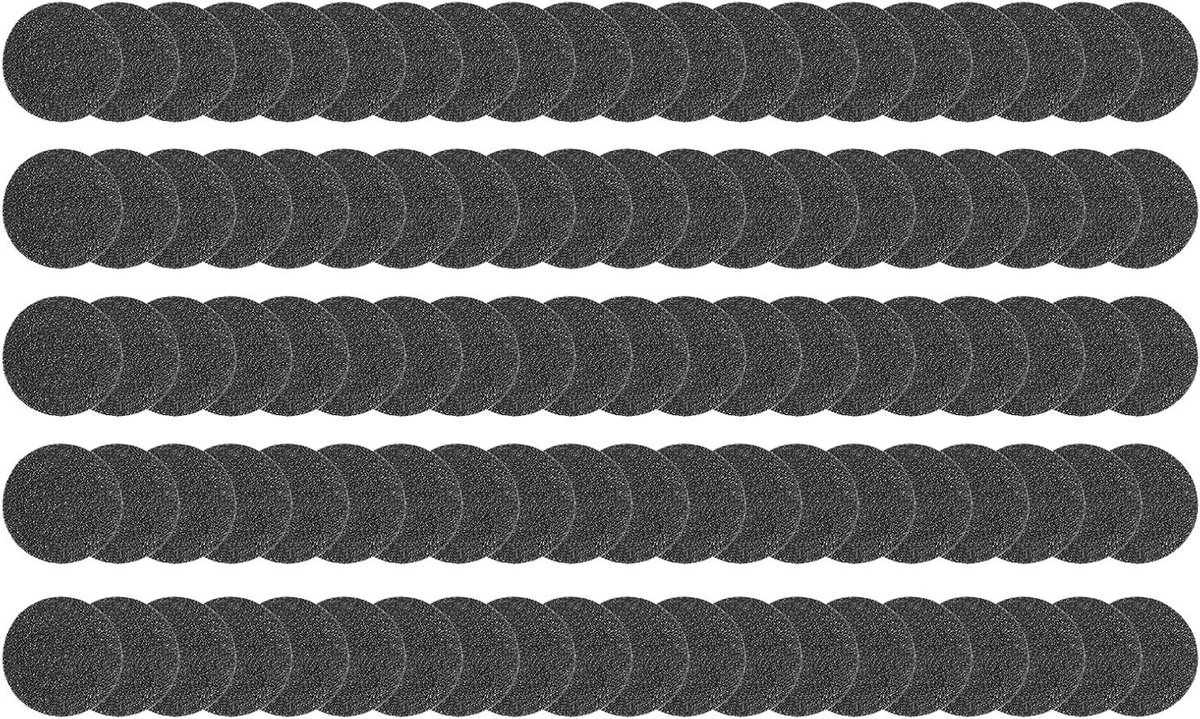 Vervangende Schuurschijven - Voetvijl Schijven - Eelt Verwijderen - Professionele Kwaliteit - 25 cm Diameter - N.v.t.