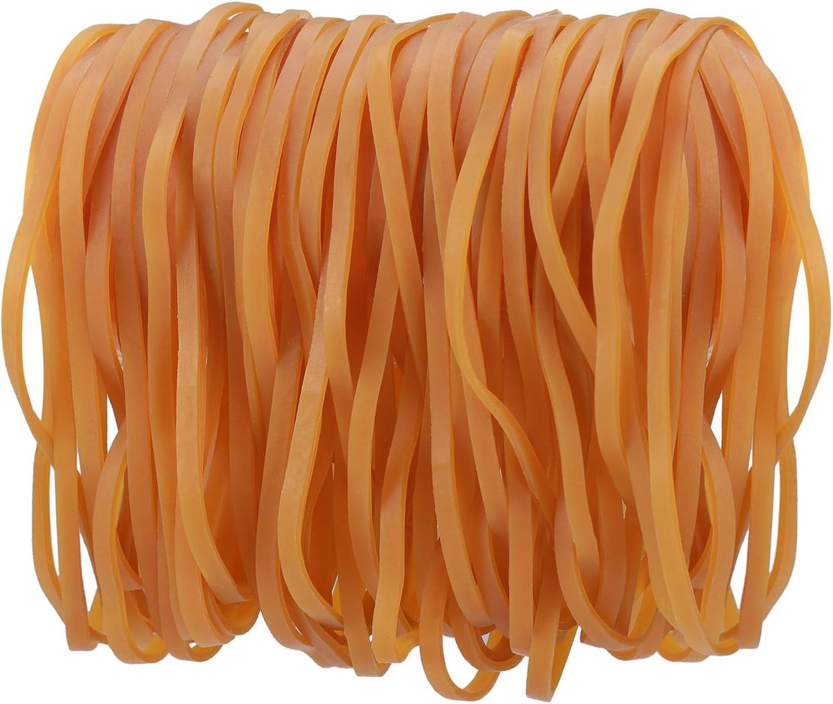 120 Stuks Grote Elastische Rubber Bands | Sterke Dikke Elastieken voor Thuis, Kantoor en School, 16 x 0.5 cm, Ideaal voor Organisatie en Creatieve Projecten