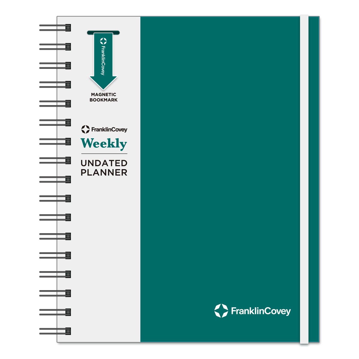SnelShoppen - Ongedateerde Planner Draadgebonden Wekelijks 7" x 8,5" x 1" - Ideaal voor Organisatie, Agenda, Notities, Dagelijkse Plannen, Thuis, Werk