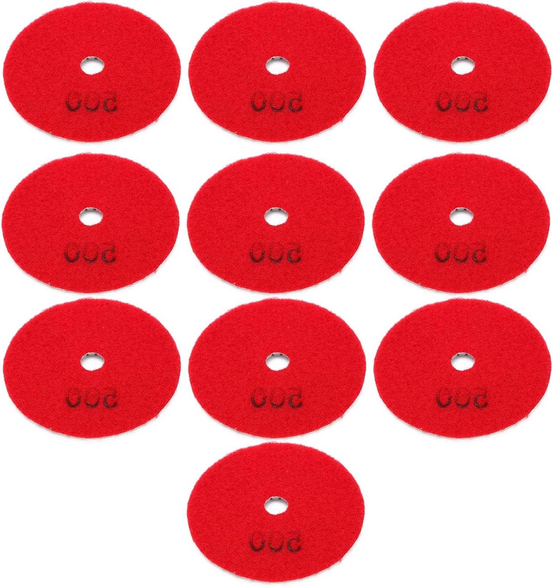 Polijstschijven - Schuurschijven Abrasieve Discs - Vloeren Polijsten - Hoge Vlakheid - 211 Grams - Grijs