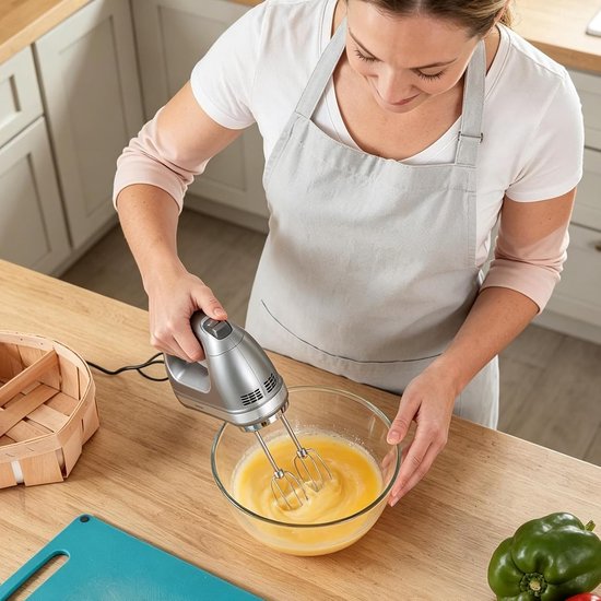 Reservegarde Mixer - Mixer Accessoires Keuken Gardes - Bakken en Koken - Roestvrijstalen Constructie - 2 stuks - Zilver — afbeelding 3