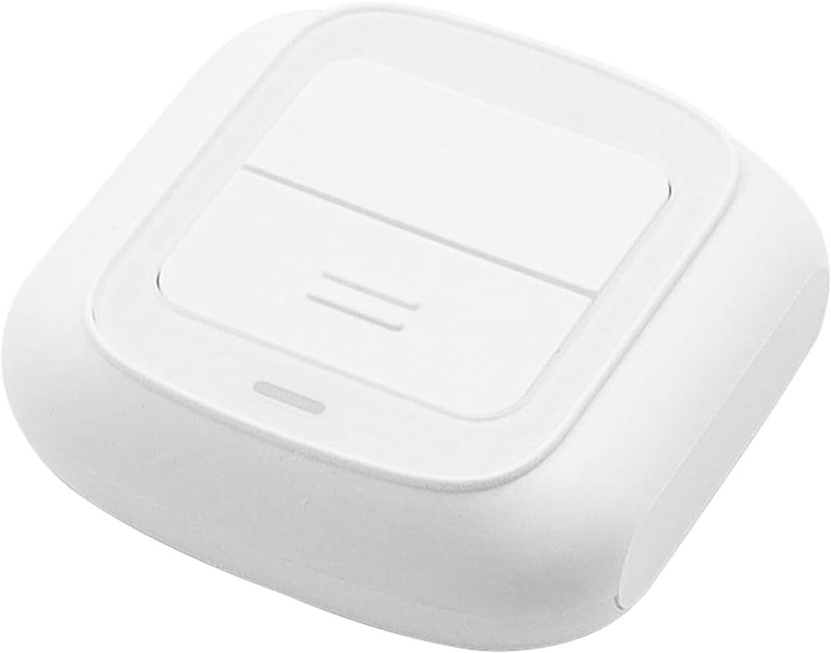 SnelShoppen - Smart Switch 2-knops WLAN-schakelaar, Slimme Repeater, Scèneschakelaar, Compatibel met Tuya Smart Life, Ideaal voor Thuisgebruik, Feest,