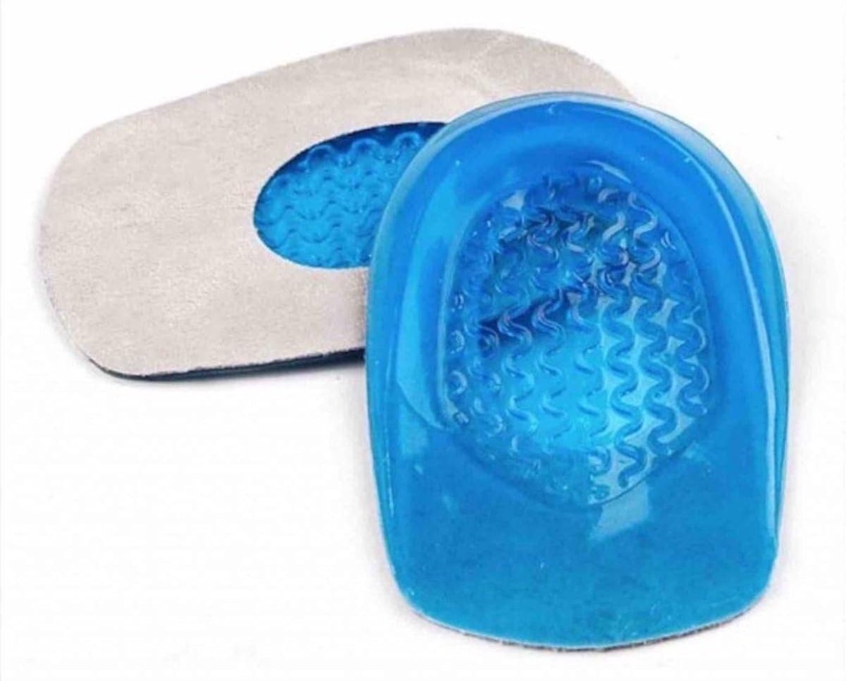 - Gelzooltjes - Onlegzooltjes voor schoenen - 5mm - Dunne Gelhakjes - Schoenmaat 35-39 - Zacht voetbed - Pijn aan hiel