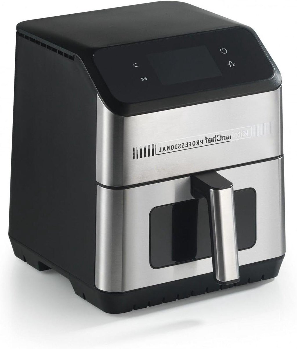 Airfryer Multikoker - Heteluchtfriteuse Digitale - Gezond Koken - WIFI-Verbinding - 7L - Zwart