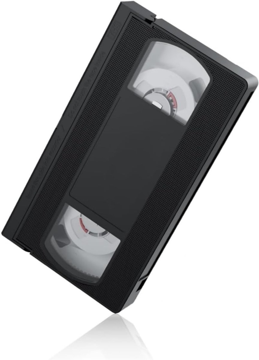 SnelShoppen - VCR Hoofdreiniger voor VHS/VCR Spelers, Herbruikbare Droogreinigingsset tot 50 Toepassingen, Veilig en Effectief, Geen Vloeistoffen Nodi