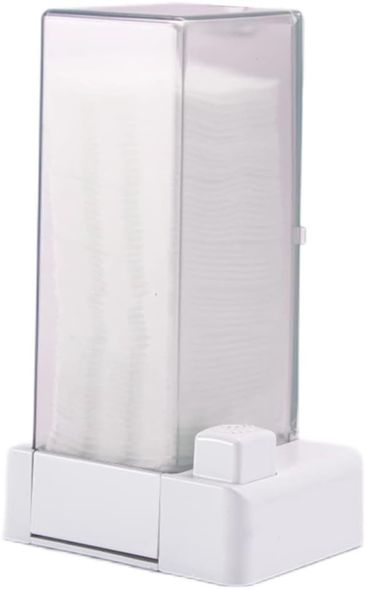 SnelShoppen - Automatische Katoenen Kussendispenser, Druk op Make-up Katoenhouder Dispenser, Cosmetische Wattenschijforganisator voor Schone, Nette, G