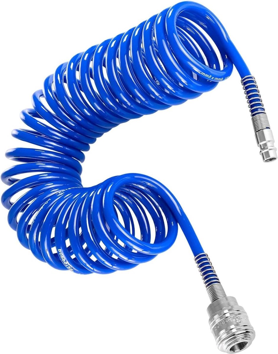 Compressor slang 5 m - PU lucht slang - 10 mm x 6.5 mm - maximale druk 10 bar - ShopVlot