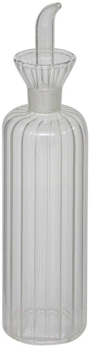 Oliefles 0,50 l van geribbeld glas