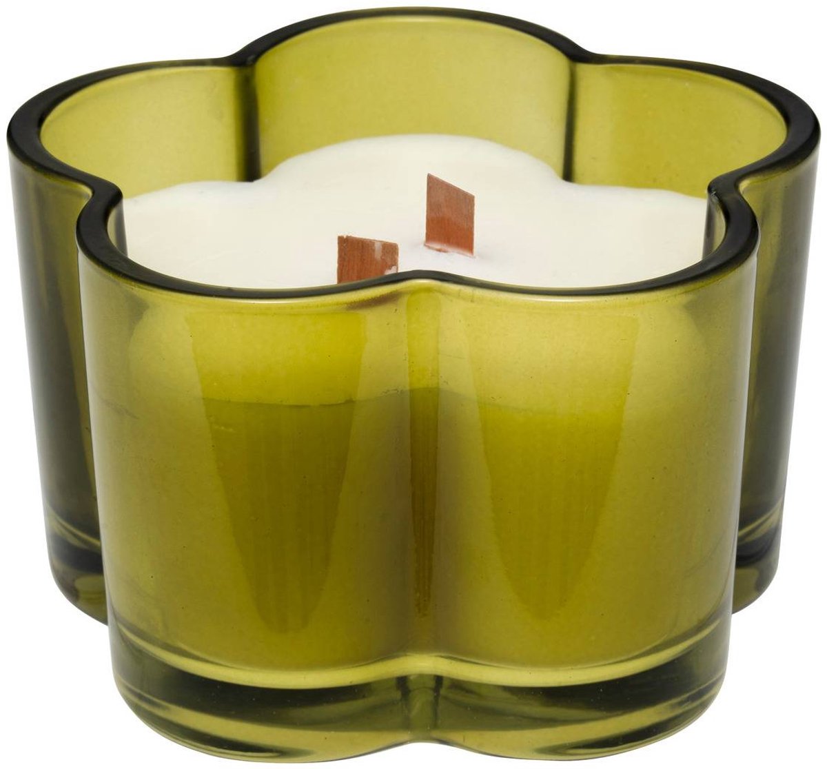 Geurkaars 200 g in glazen pot TWISTED LIME