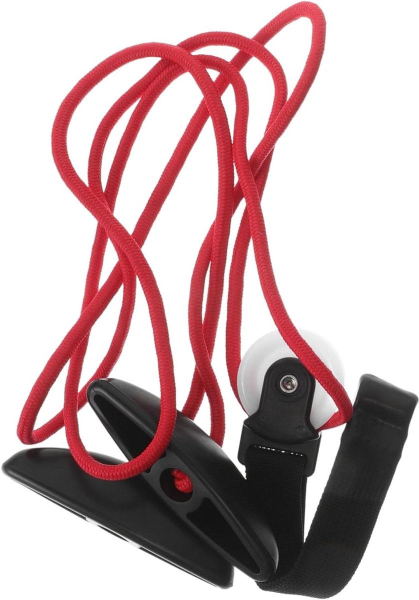 Schouderkatrol Trainer - Fitness Katrol Oefening - Schouder Revalidatie - Verstelbare Intensiteit - 186 cm - Rood