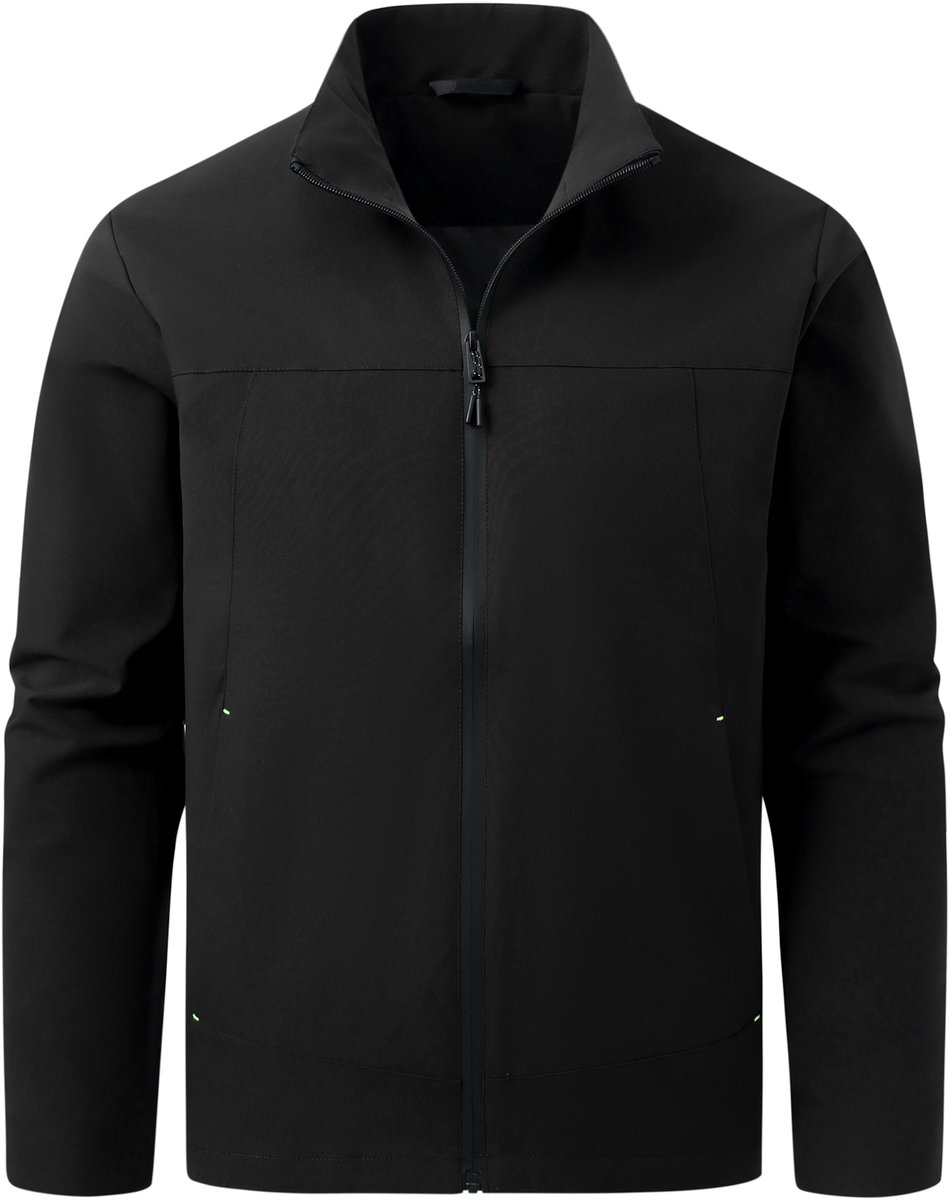 ALLTHEMEN Heren Casual Opstaande Kraag Windjack - Waterdicht Vlekvrij - M