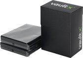 Vault X Deck Box voor Trading Cards en 100 Zwarte Kaarthoezen - Kaartenhouder en Opbergdoos - Zwart