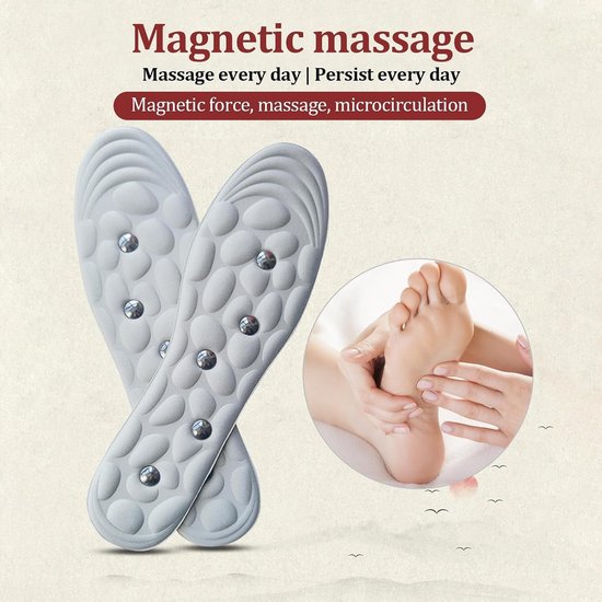 Magnetische zolen voor gewichtsverlies en plantaire fasciitis, orthopedische zolen voor vermoeidheid en ondersteuning — afbeelding 5