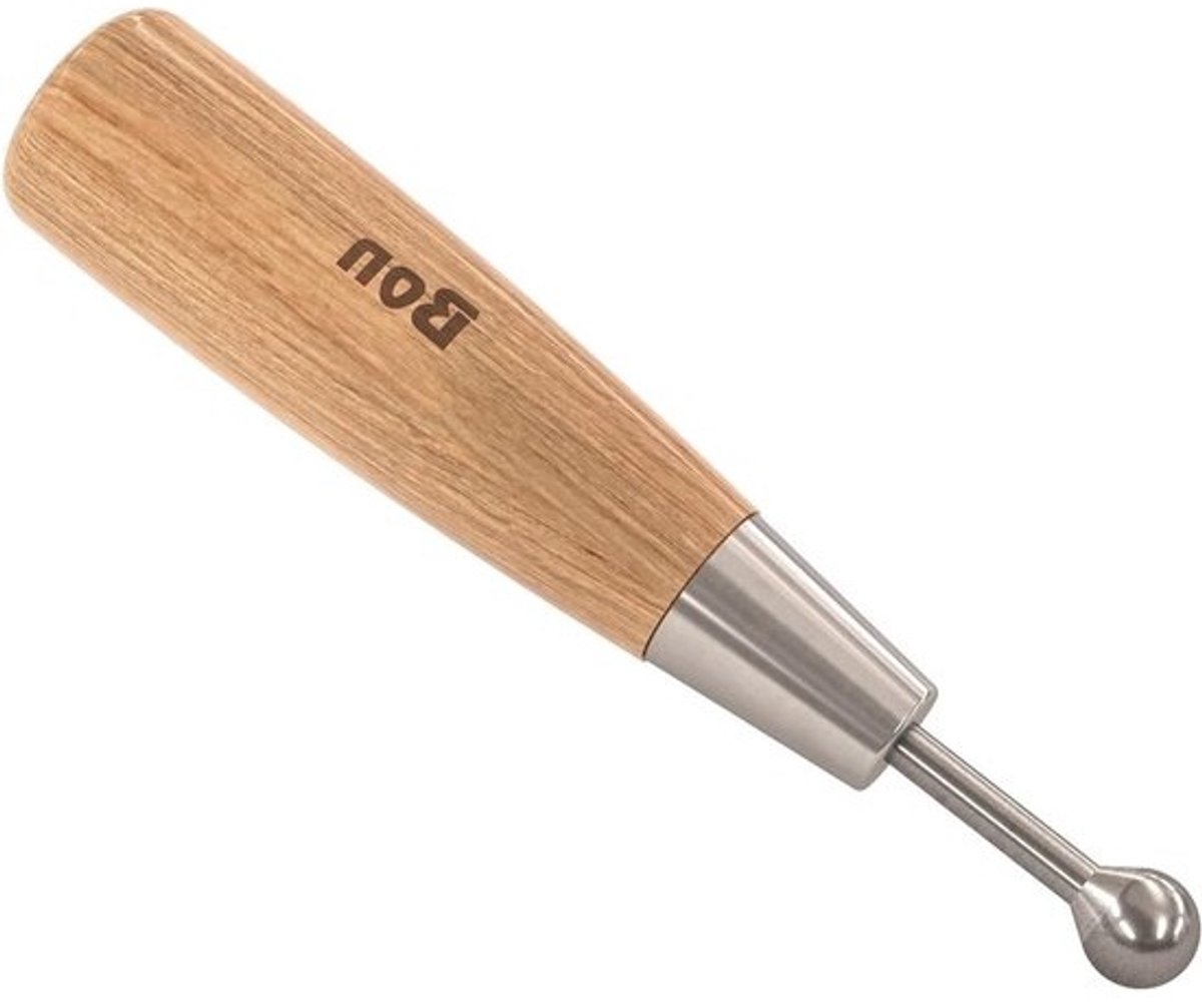 Kogelgewricht met Handvat - Balgewricht Troffel - Metselwerk Afwerken - Kogelkop Verbindt Hoek - 1/2 inch - Houtkleur