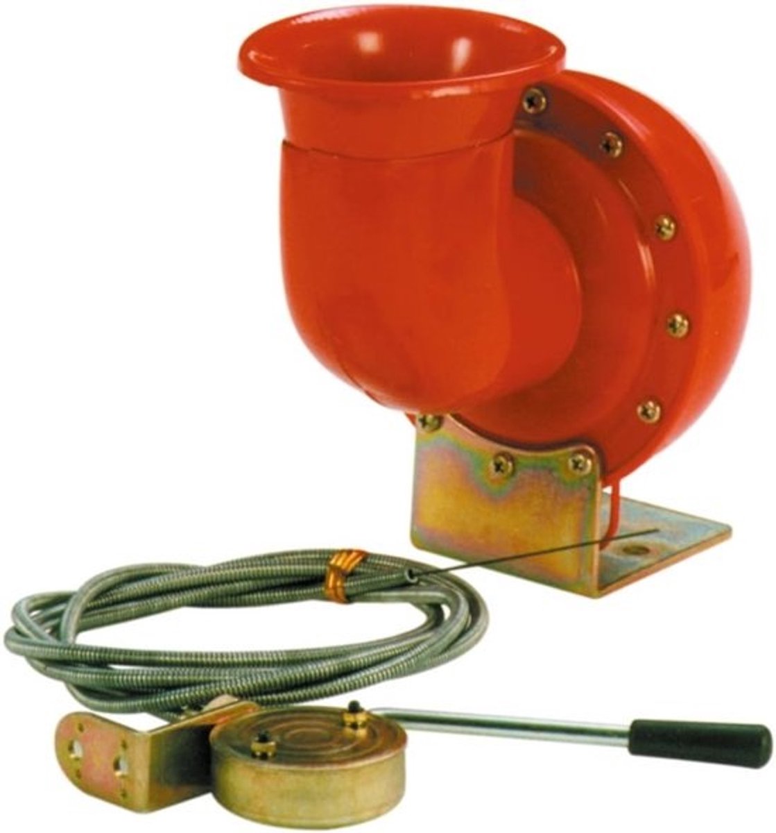 Autoclaxon met Kabel - Hoorn Auto - Signaal Geven - 12 Volt Spanning - 178 kg - Zwart